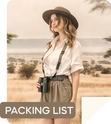 Lista rzeczy na safari w PDF
