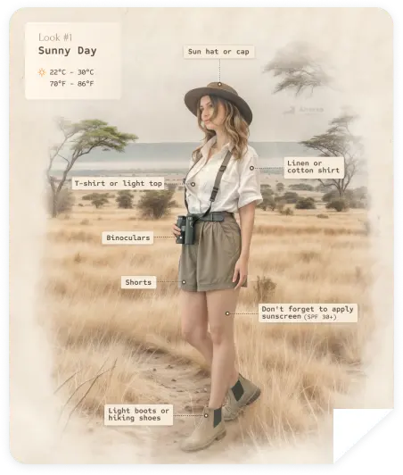 Lista rzeczy na safari w PDF