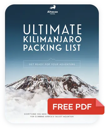 Pobierz PDF z listą rzeczy na Kilimandżaro