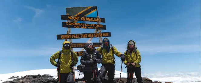 Trasa Umbwe – dzień 6 – Wejście na Uhuru Peak i zejście do Millennium Camp